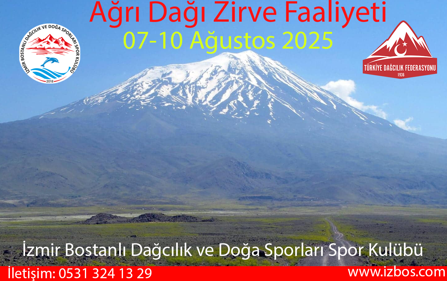 Ağrı Dağı Zirve Faaliyeti 2025